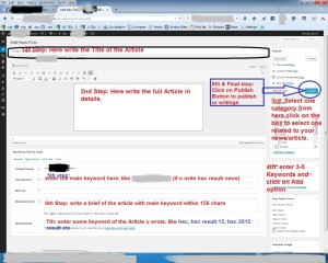 how to publish an article on wordpress, publishing post using wordpress, way of publishing a post using wordpress cms